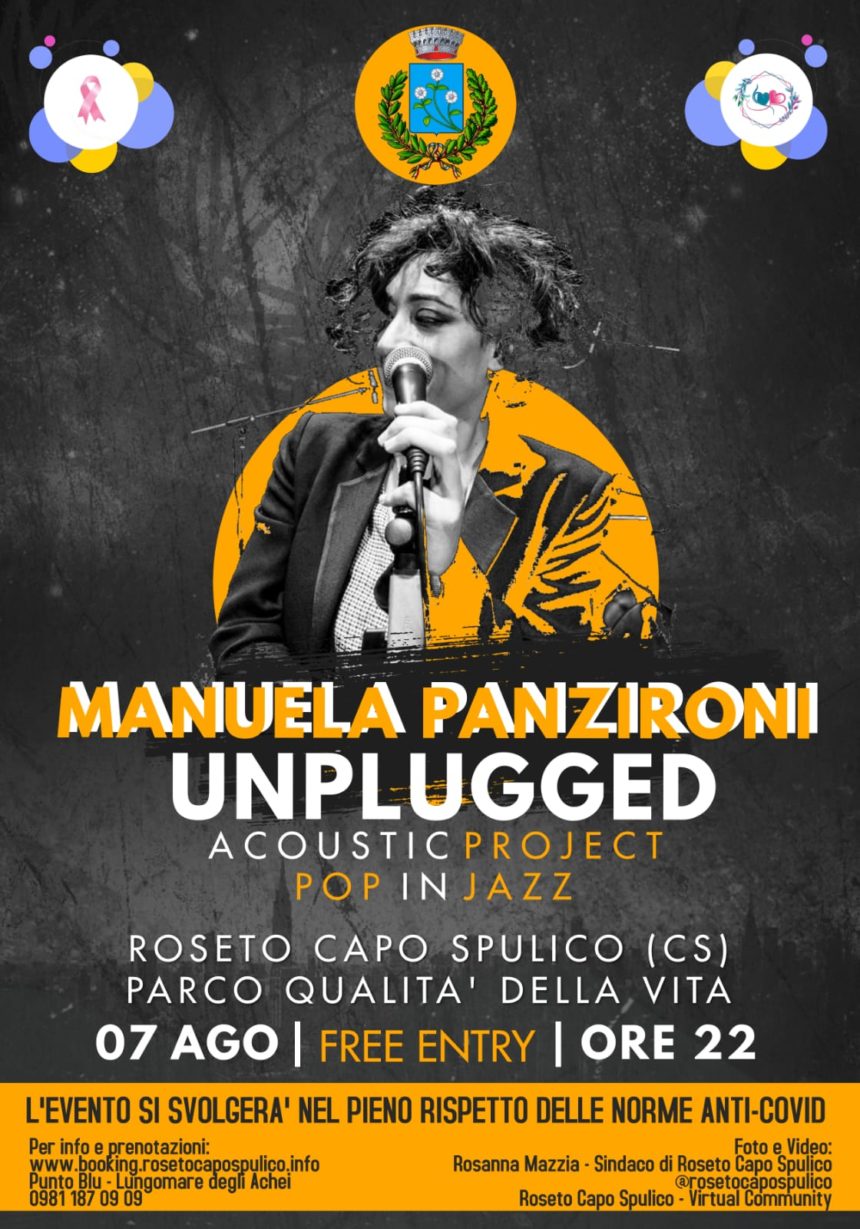 Manuela Panzironi Unplugged Acoustic Project Pop in Jazz