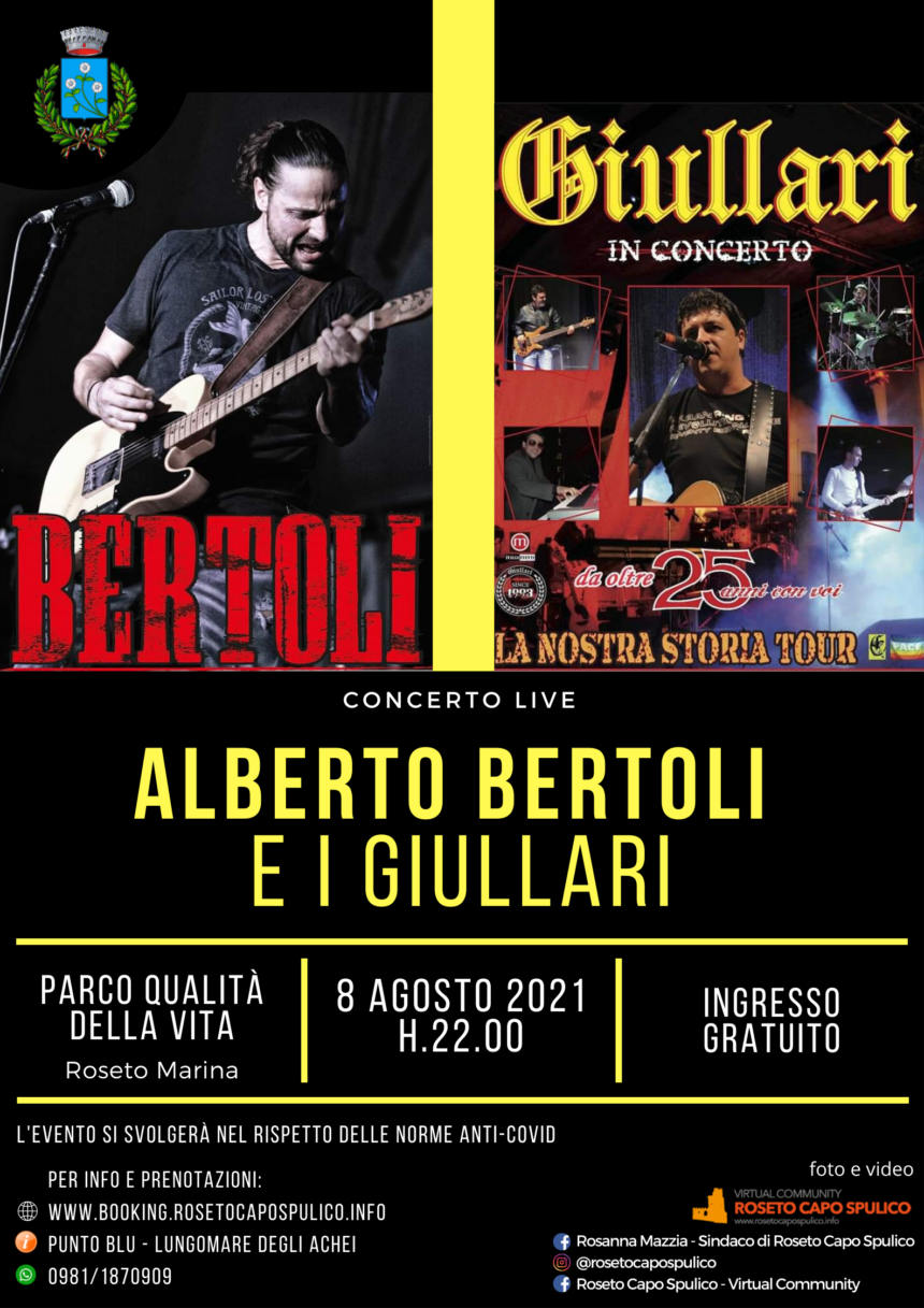 Alberto Bertoli e i Giullari – Live Music