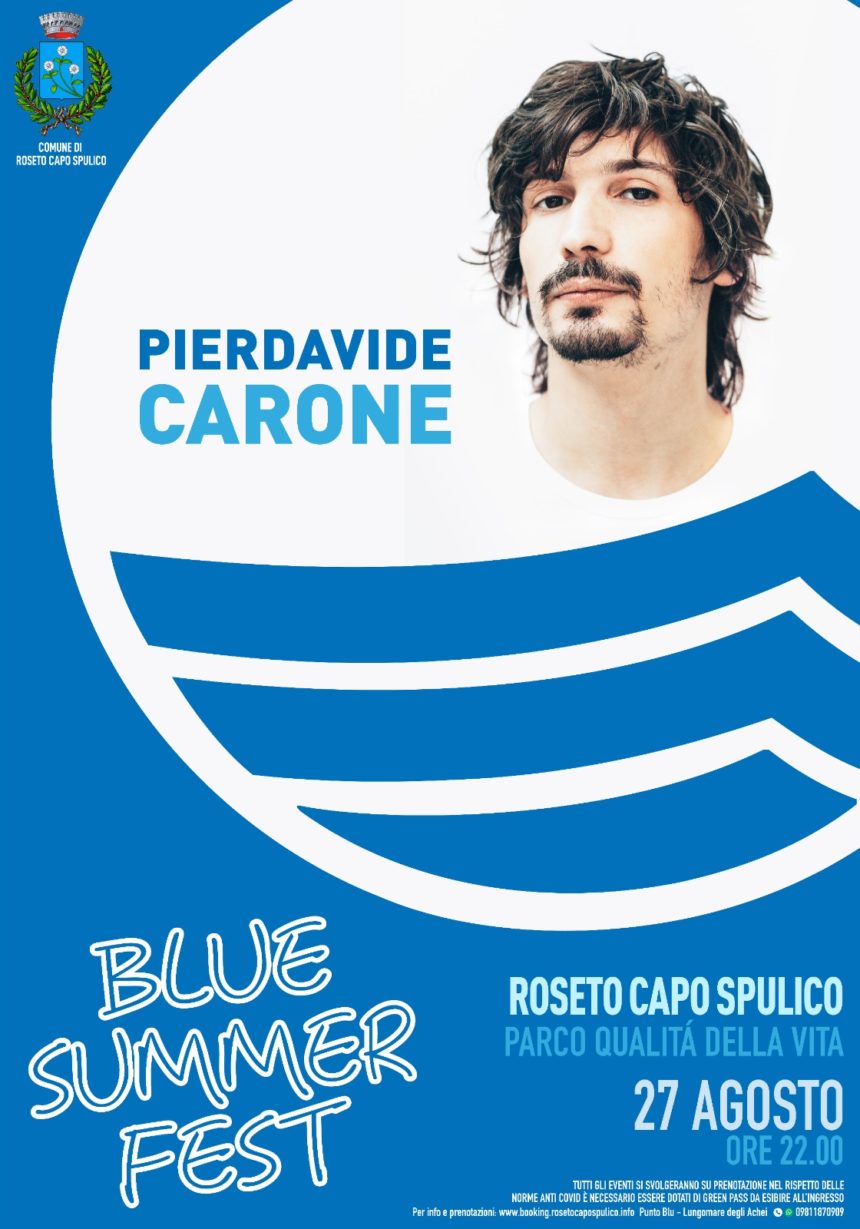 PIERDAVIDE CARONE @ BLUE SUMMER FEST