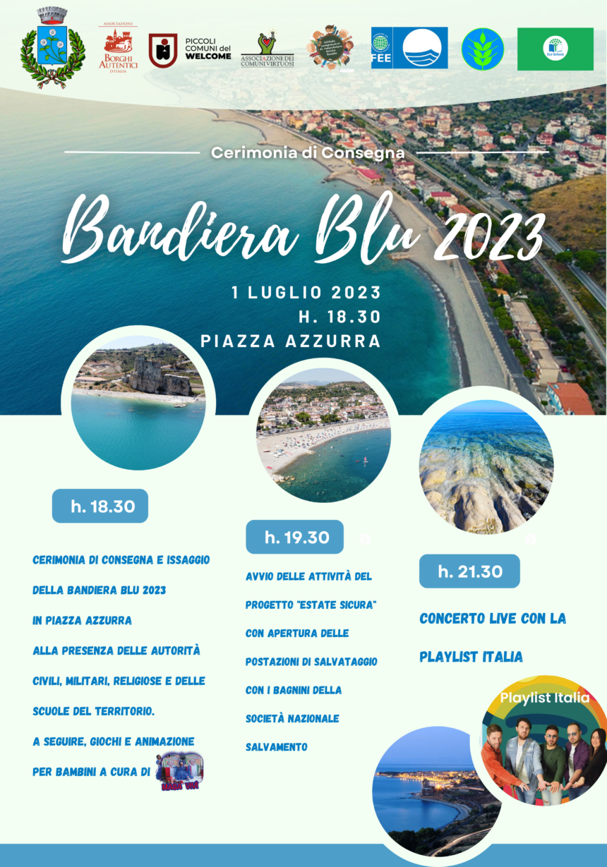 Cerimonia di Consegna Bandiera Blu 2023